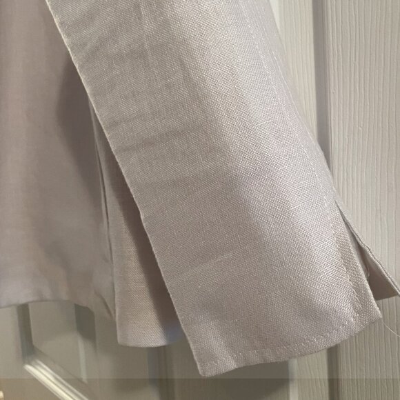 Pure Linen jacket - Pale lilac colour - Picture 5 of 6